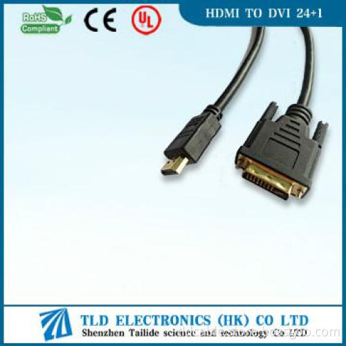 High Speed HDMI Cable to DVI Cable 24+1